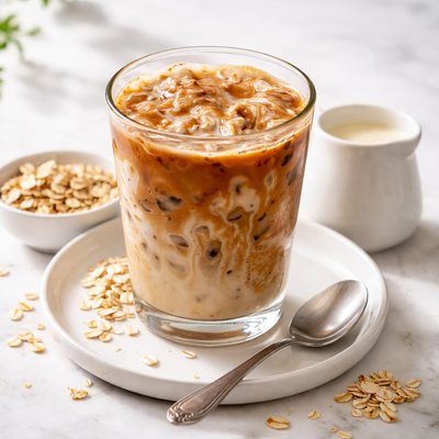 Coffee with oat milk