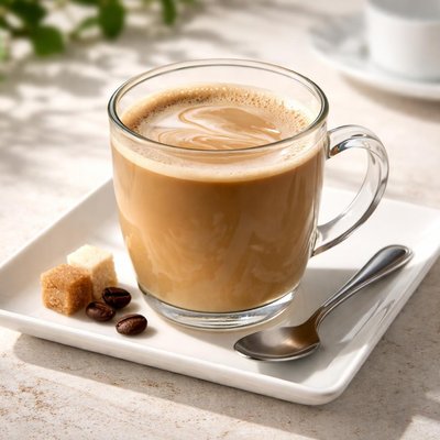 Coffee with regular milk