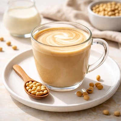 Coffee with soy milk