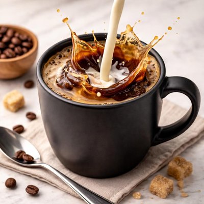 Coffee with splash of milk