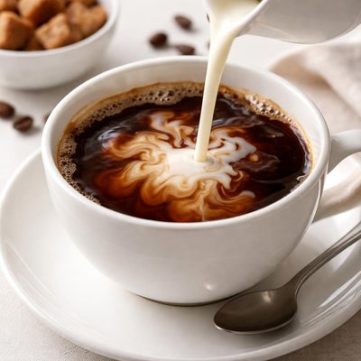 Coffee with whole milk