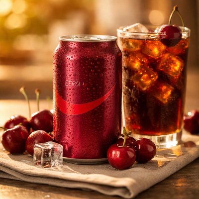 Coke cola zero sugar cherry