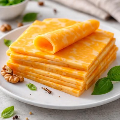 Colby cheese slice