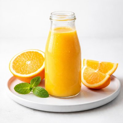 Cold-pressed orange juice
