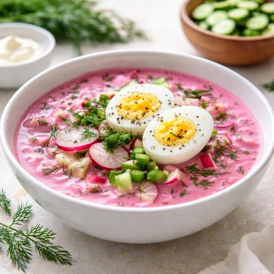 Cold beet soup