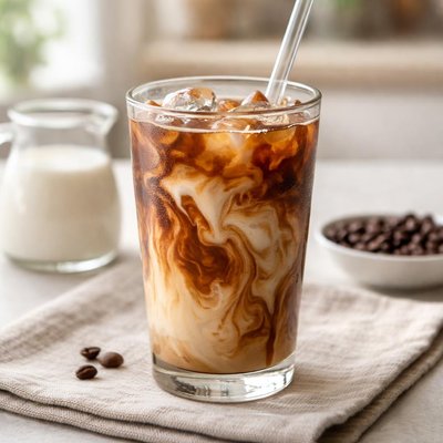 Cold brew with whole milk