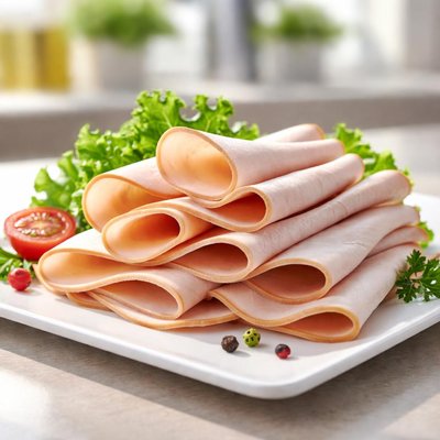 Cold cut turkey slice
