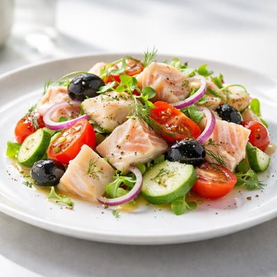 Cold fish salad