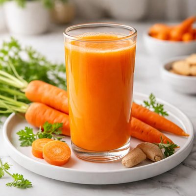 Cold pressed carrot juice