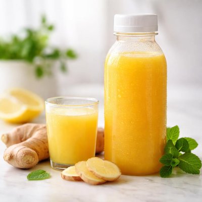 Cold pressed ginger juice