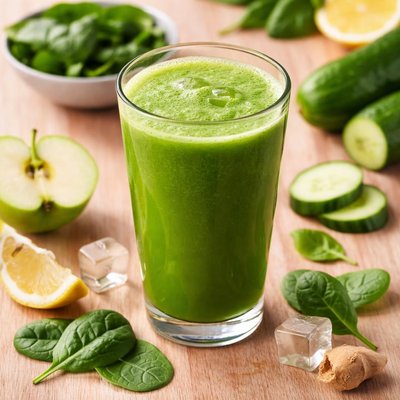 Cold pressed green juice