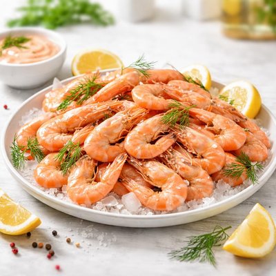 Cold water prawns
