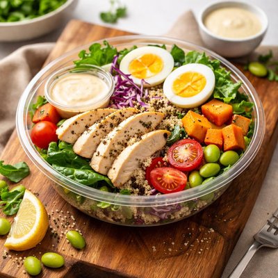 Coles protein salad bowl