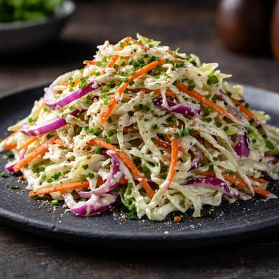 Coleslaw with horseradish yoghurt