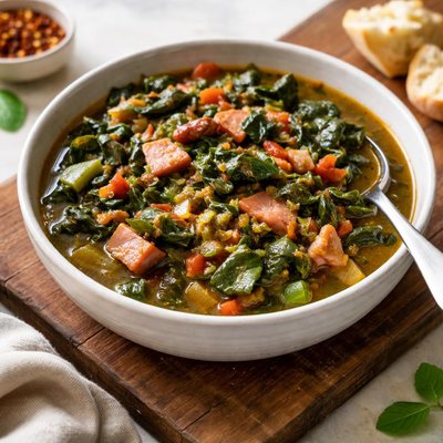 Collard greens stew