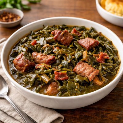 Collard greens with meat