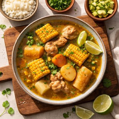 Colombian sancocho