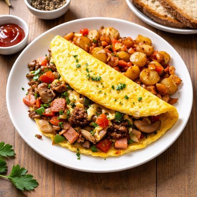 Combination omelette