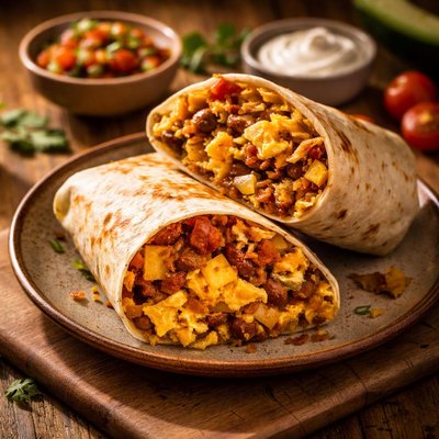 Combo breakfast burrito