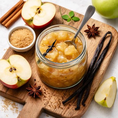 Compote pomme vanille