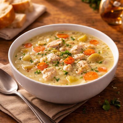 Condensed chicken soup