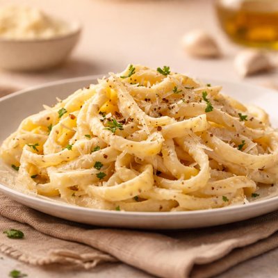 Continental alfredo pasta