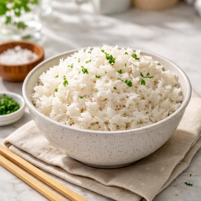 Cook white rice