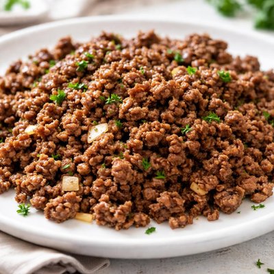 Cooked beef mince