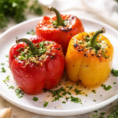 Cooked bell peppers