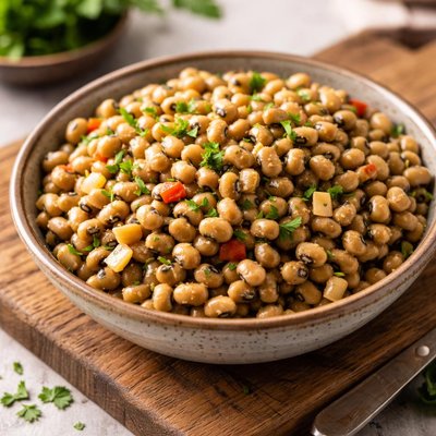 Cooked black eye beans