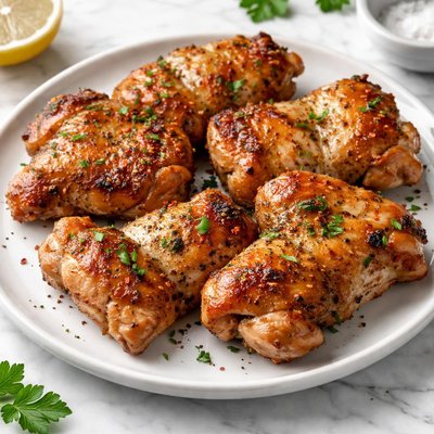 Cooked boneless chicken legs