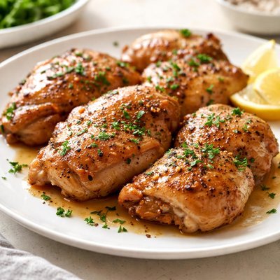 Cooked boneless skinless chicken thighs