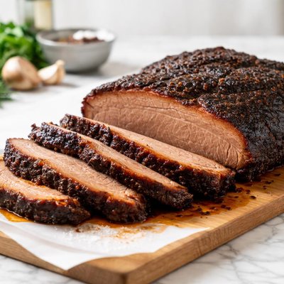 Cooked brisket
