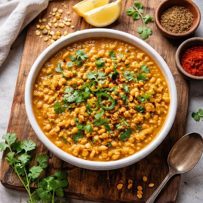 Cooked chana daal