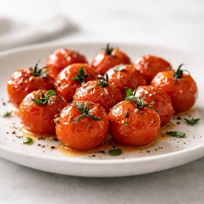 Cooked cherry tomatoes