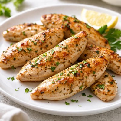 Cooked chicken tenderloin
