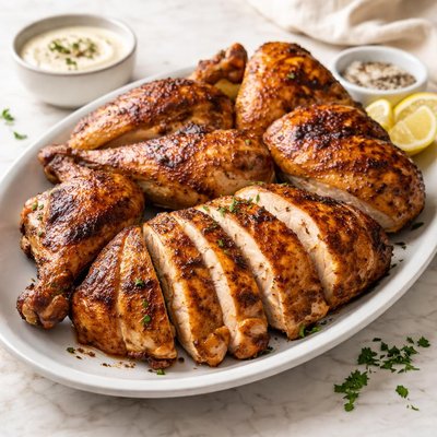 Cooked costco grilled chicken
