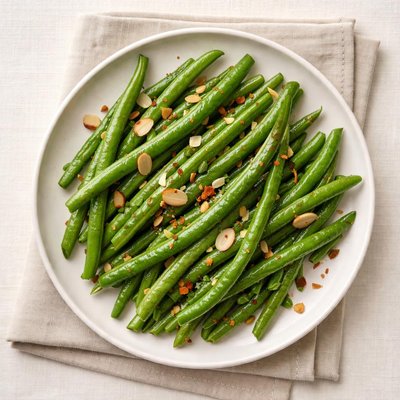 Cooked french beans