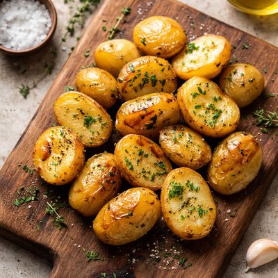 Cooked gold potatoes
