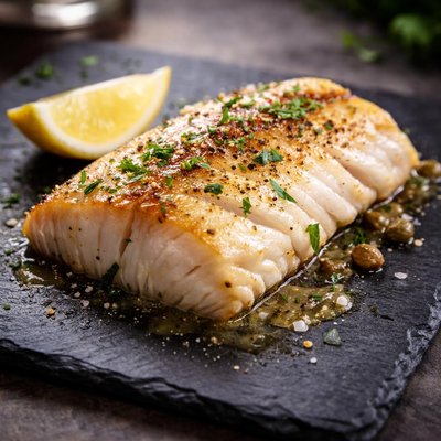 Cooked haddock fillet