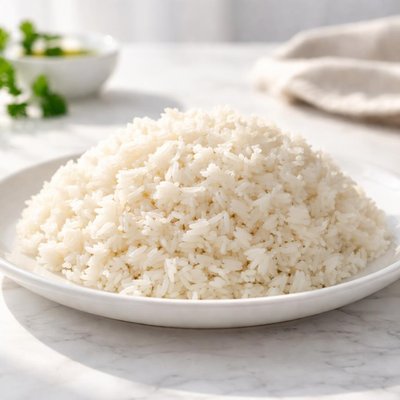 Cooked instant rice