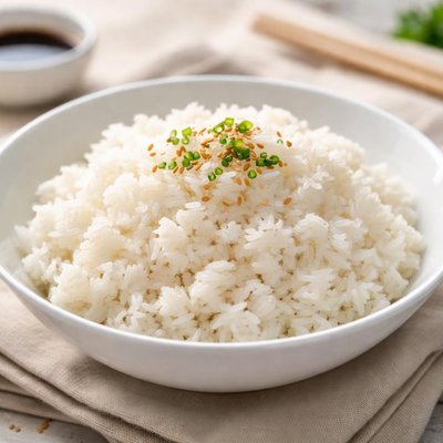 Cooked japanese rice