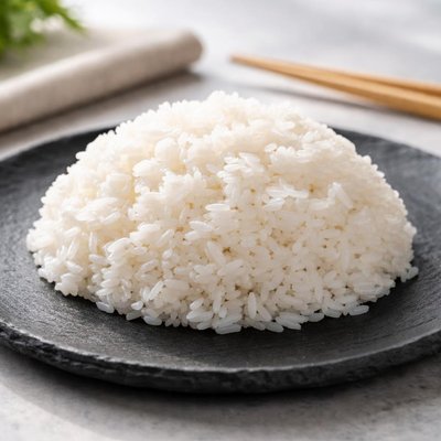 Cooked japanese white rice
