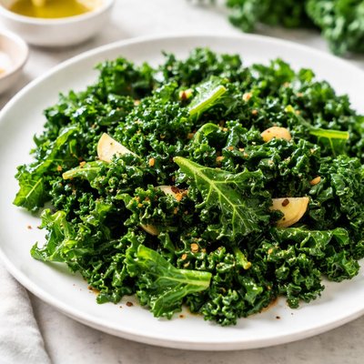 Cooked kale