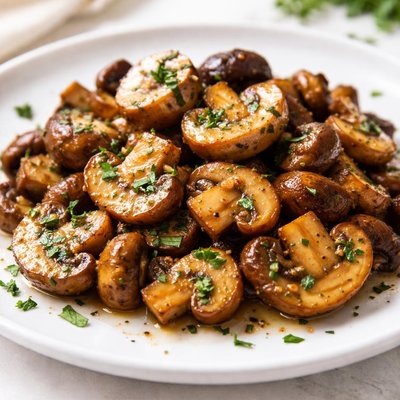Cooked mushrooms