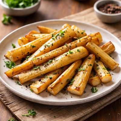 Cooked parsnips