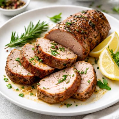 Cooked pork tenderloin