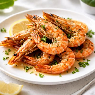 Cooked prawns