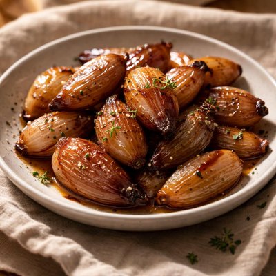 Cooked shallots