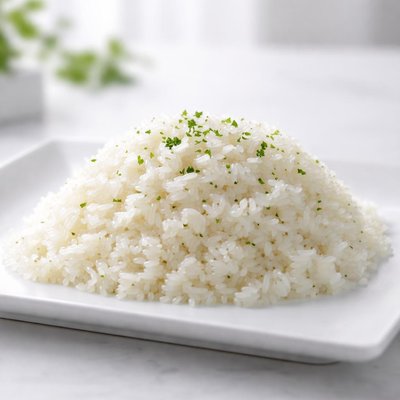 Cooked shirataki rice